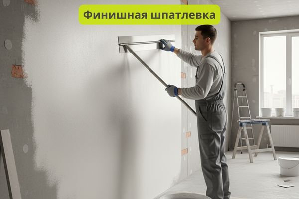 Финишная шпатлевка фото